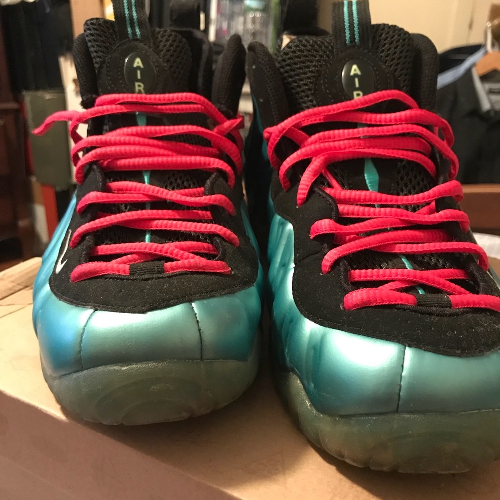 Nike foamposite “southbeach” sz 10